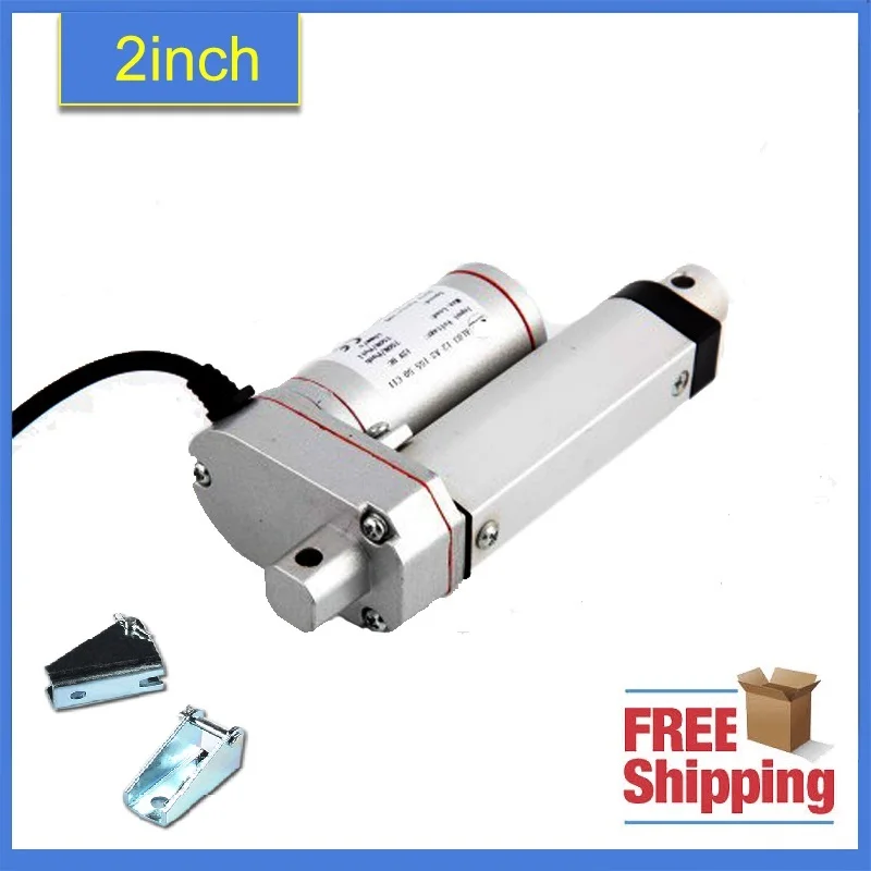 

Stroke 50mm=2 inches 12V/24v DC 100/350/750/900/1000/1500n mini electric linear actuator mechanism linear tubular motor motion