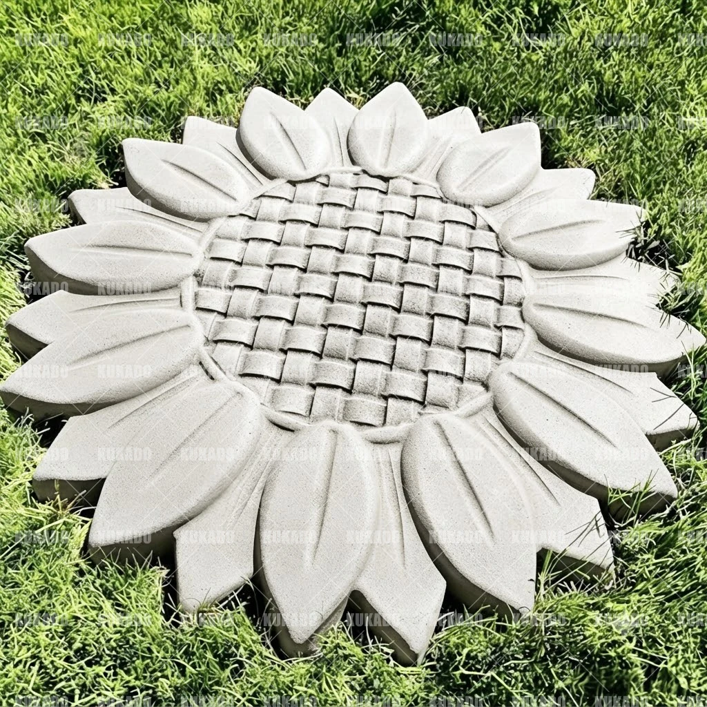 3D Printed Sunflower Concrete  - đánh giá và giá 3D Printing Templates Free