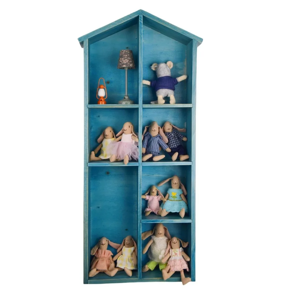 أرنب والدورف فستان الحياكة الأصلية الكرتون محشوة لينة محشوة اليدوية التعليم ما قبل المدرسة #3