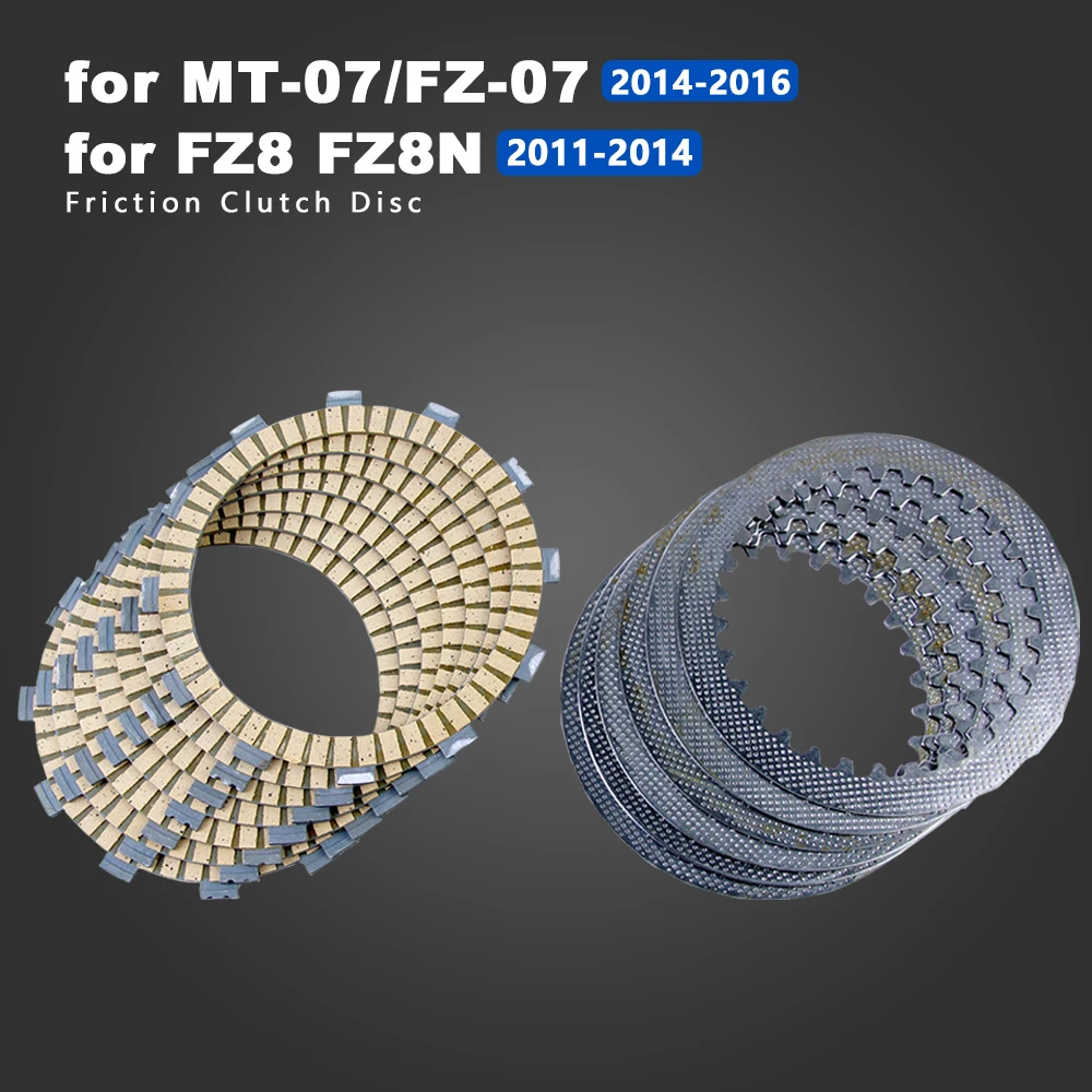 Clutch Friction Disc Plate Parts MT07 Accessories 2016 for Yamaha MT-07 FZ-07 FZ07 FZ8 FZ8N WR250 YZ250 Vstar XVS650 XVS 650