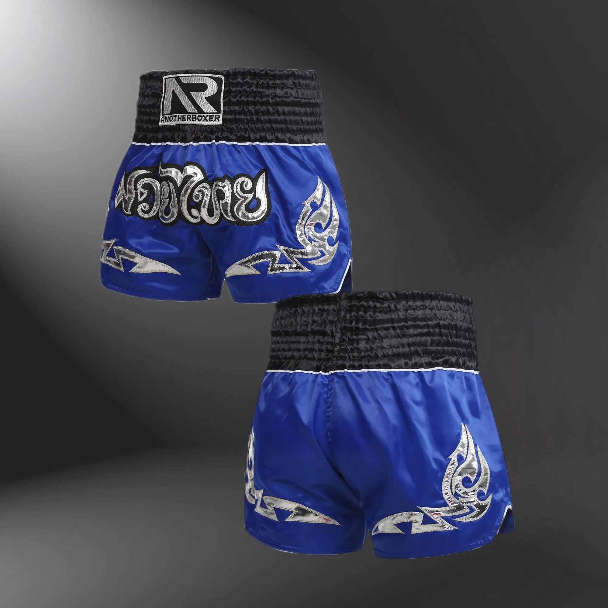 ANOTHERBOXER Pantaloncini da boxe Muay Thai - Pantaloncini da boxe corti Kickboxing per uomo e donna Pantaloni da palestra - Pantaloncini MMA per bambini ﻿
