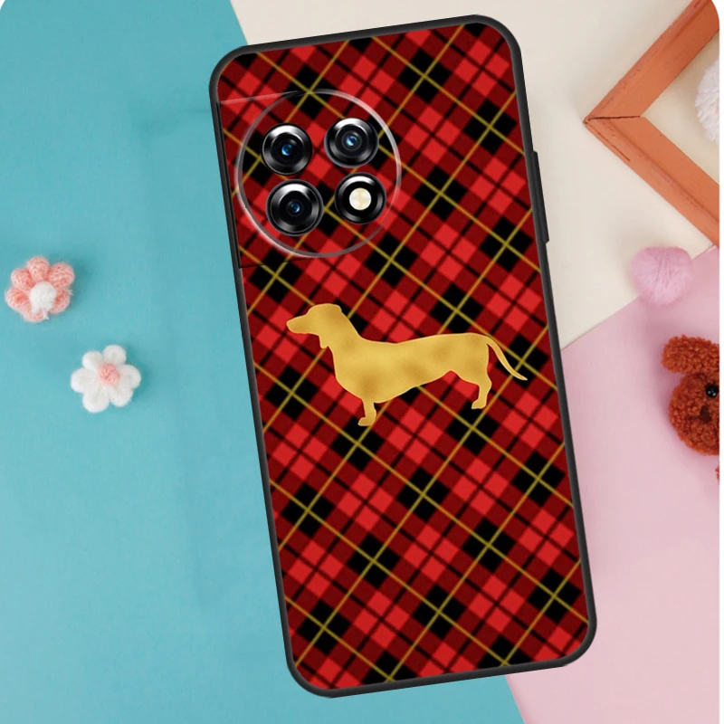 Dachshund Dog Case For OnePlus 12 11 9 10 Pro 9RT 10T 10R 12R OnePlus Nord N10 N20 CE 2 3 Lite 2T Cover