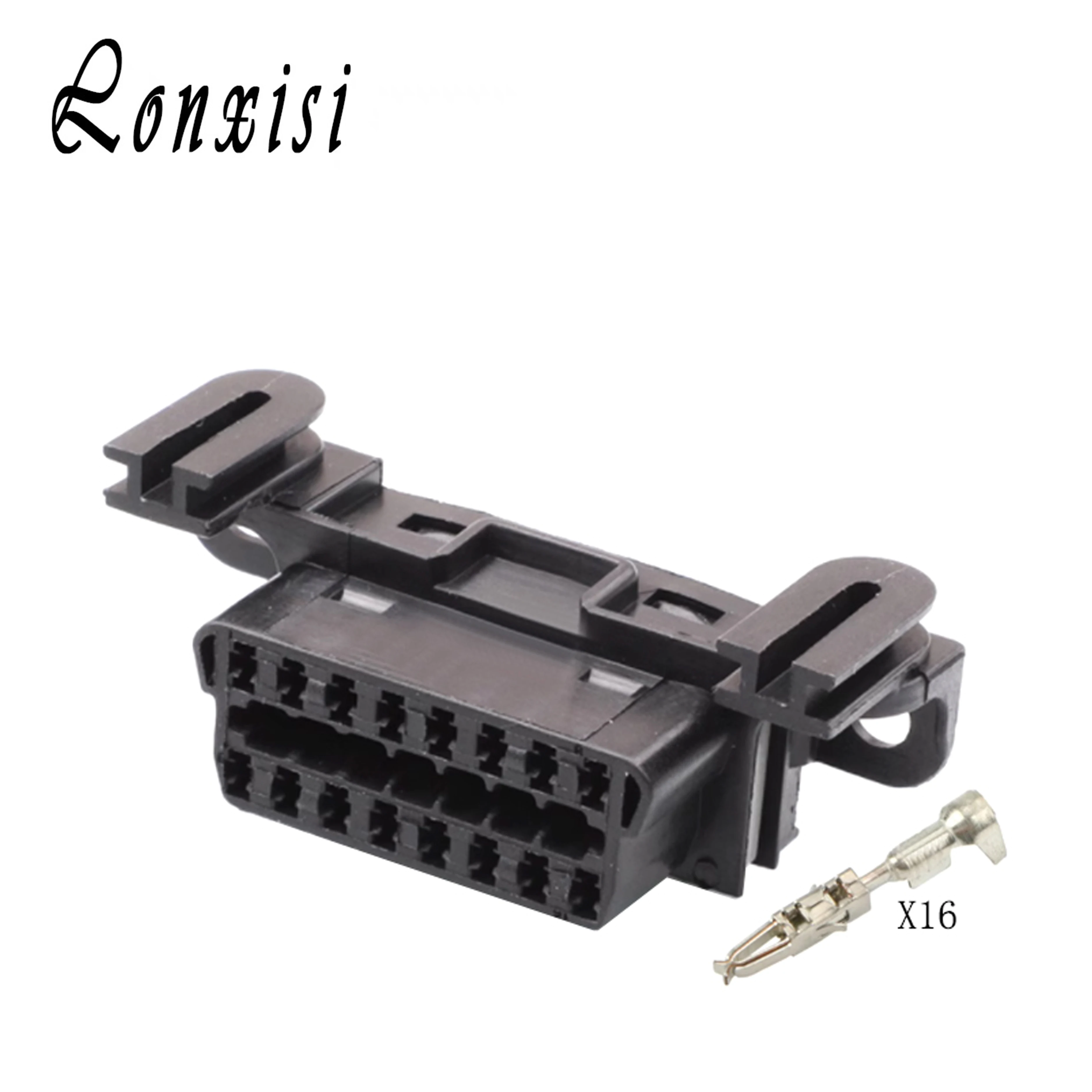 

1/5/10/20/50 Sets 16 Pin Car Female Connector Automotive Wiring Harness Plug Socket With Terminal