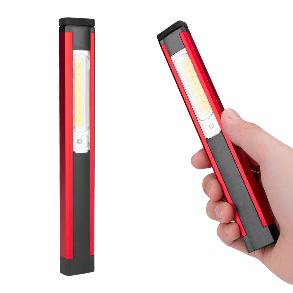 Cob Led Portable Inspection Light Magnetic Belt Clip Rechargeable Multifunction Flashlight For Maintenance Emergency Roadside