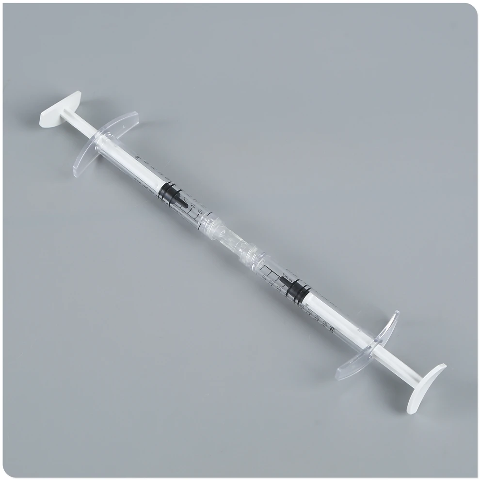 Double Helix Male Sterile Luer Lock Adapter Leak Proof Transparent Plastic Syringe Connector Disposable PP Sterile Luer Lock