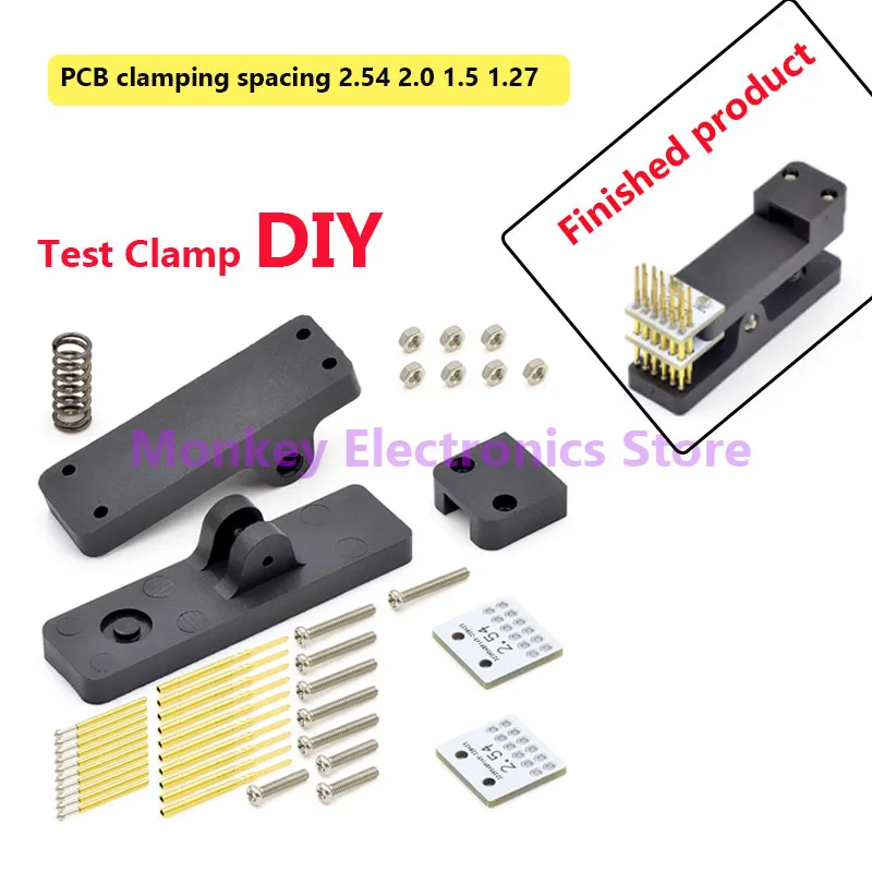 Test Clamp DIY Program Burn-in Clamp PCB Clamp Pitch 2.54mm 2.0mm 1.5mm 1.27mm