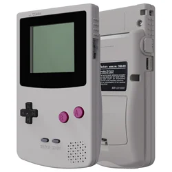 eXtremeRate IPS Ready Upgraded Replacement Shell Full Housing with Buttons for Gameboy Color for GBC - Classics NES Style & Gray