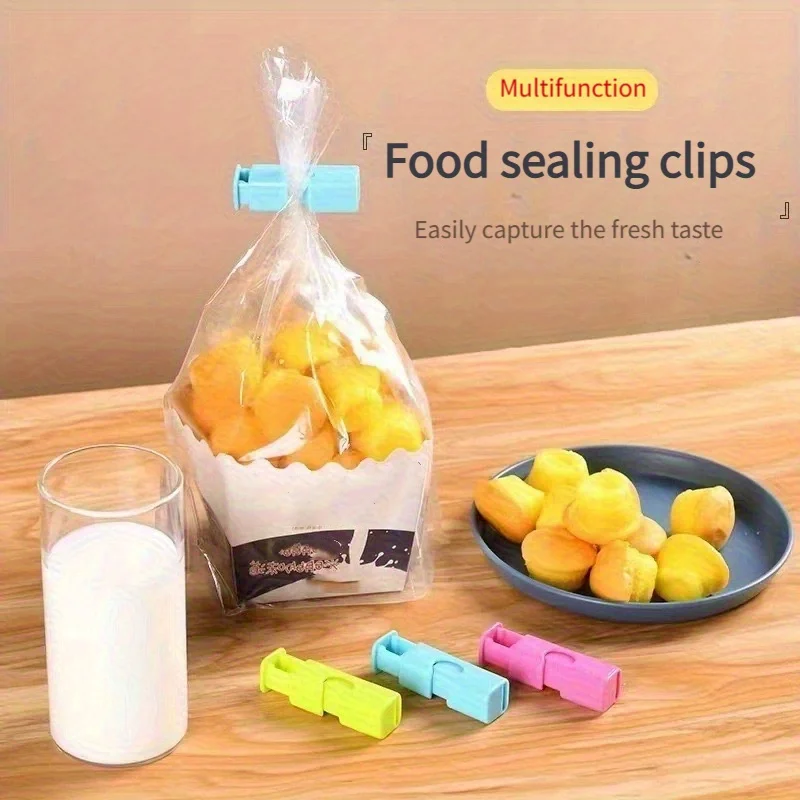 

20 Pcs Plastic Bag Sealing Clips, Moisture-Proof Spring Clips for Food Storage & Snack Bags, Multi-Purpose Organizer