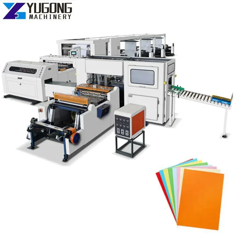 YG Fully Automatic A4 Size Paper Cutting Packing Machine High Quality Packaging A3 Paper Cutter Slitting Making Production Line