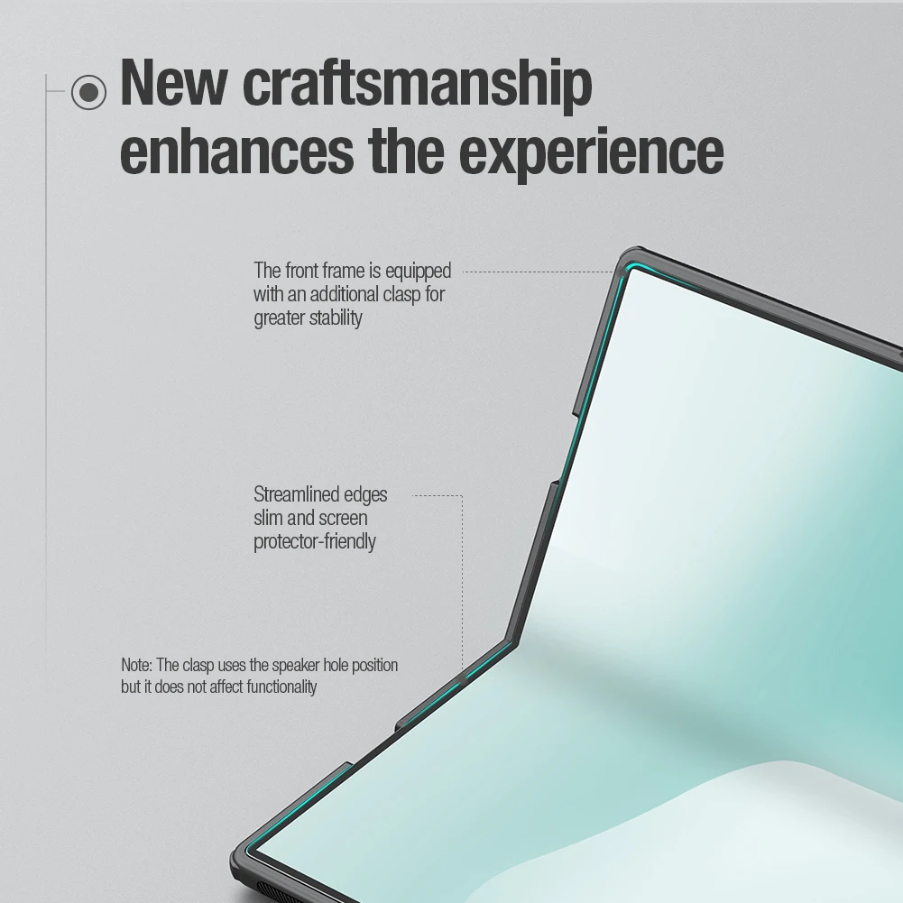 Für Samsung Galaxy Z Fold 8 Hülle NILLKIN Passgenaue Hülle Magnetische Super Frosted Shield Matte PC-Abdeckung Für Samsung Galaxy Z Fold 8 – Detail 10