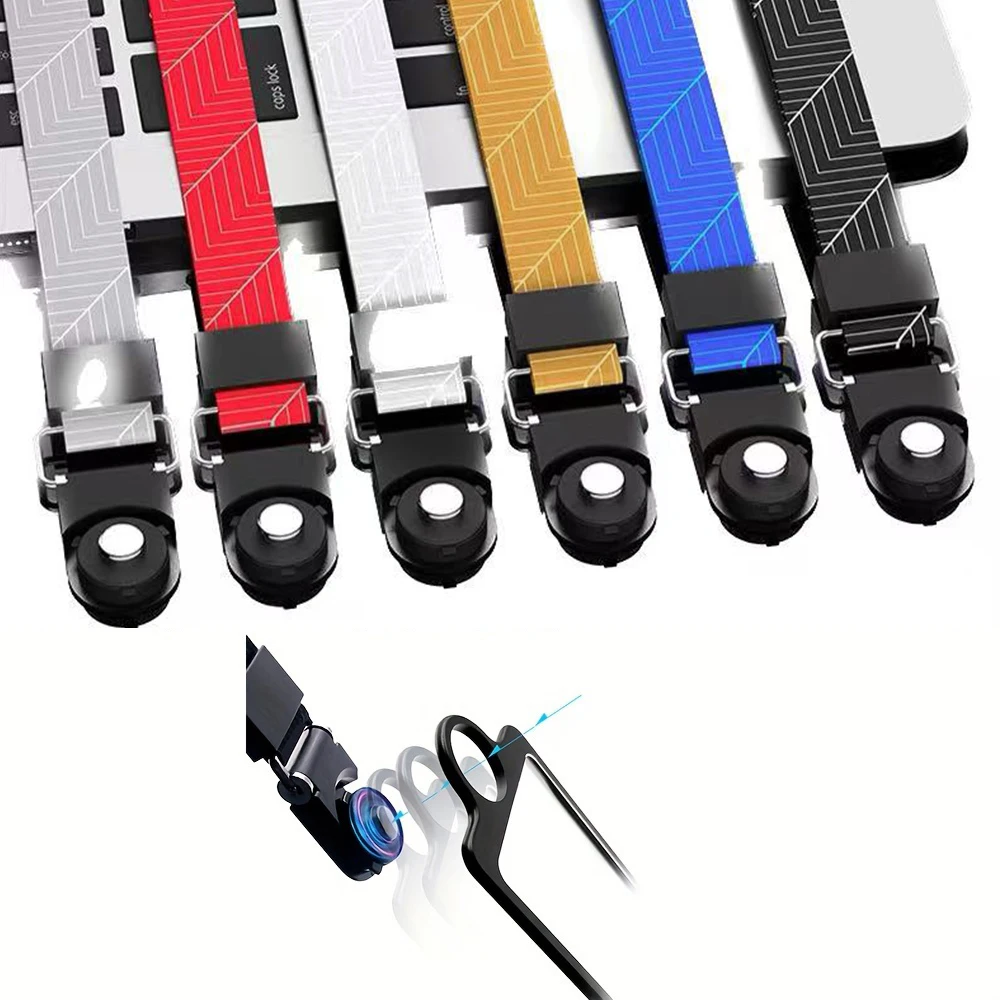NEW Aluminium Alloy Vertical ID Card Holder Lanyard Gold Silver Card Holder Name Tag Badge Holder Business Office Supplies