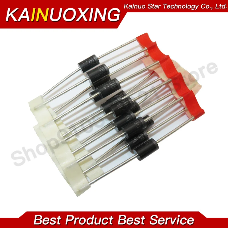 20 قطعة 1N5408 1N5404 1N5401 1N5822 1N5818 UF5408 UF5402 6A10 10A10 DO-27 الانتعاش السريع من مستوى الصمام الثنائي المعدل