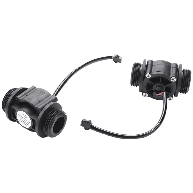 

B17B 8PCS Water Flow Sensor Fuel Flow Meter Water Meter Sensor Flowmeter Water Sensor FS400A G1 DN25 1-60L/Min