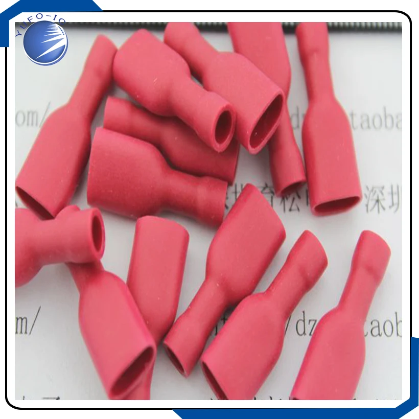 10PCS/LOT  6.5 insert piece with red jacket 6.3 insert insert 6.3 full plastic insert spring
