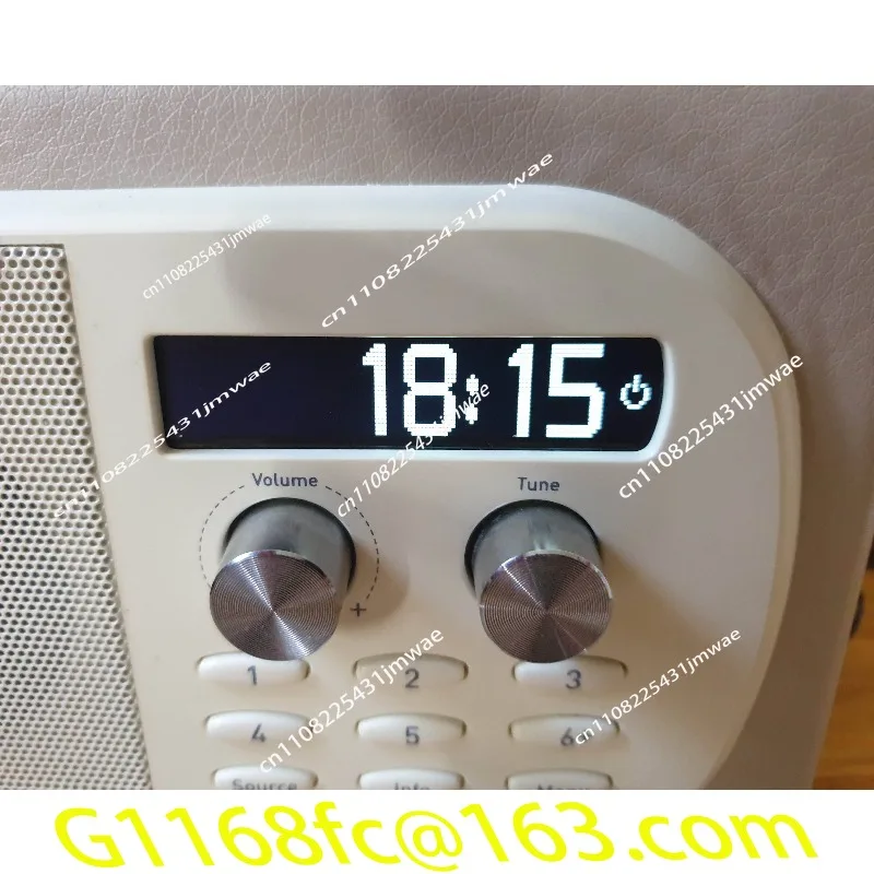High Quality 128x22 Pure Evoke 1S Mio D4 Radio Screen EZI-DAB White Yellow Organic Light-emitting Diode Display Screen