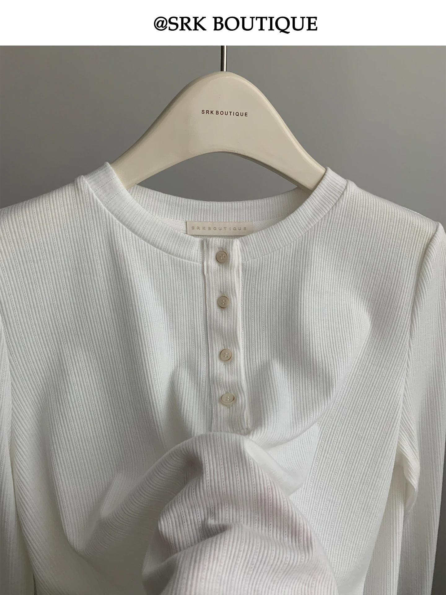 

Трикотажная футболка с эффектом похудения Long Sve Henry с воротником и пуговицами, ранняя осень, базовый слой, внутренняя одежда, мягкая удобная футболка...