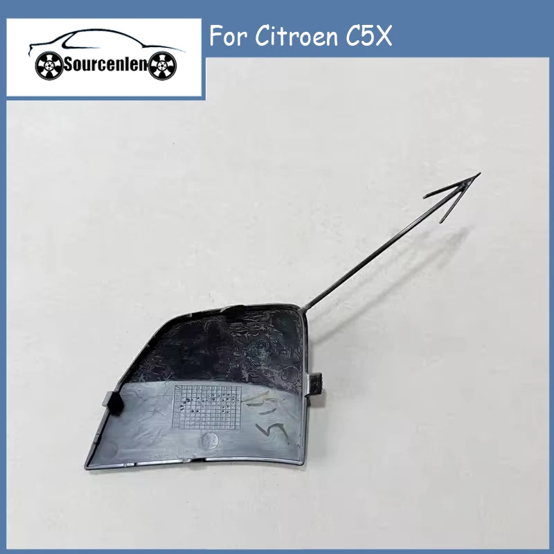 For Citroen C5X Front Rear Bumper Trailer Covers Sliding Door Tow Hitch Trim Plate Cover YL01858780 9839721280 9840553380