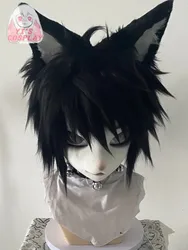 Yis cosplay Custom Furry head Kigurumi Head Cosplay Kemono Fursuit Handmade Headsets Beast Customized Fursuit Kemono Head