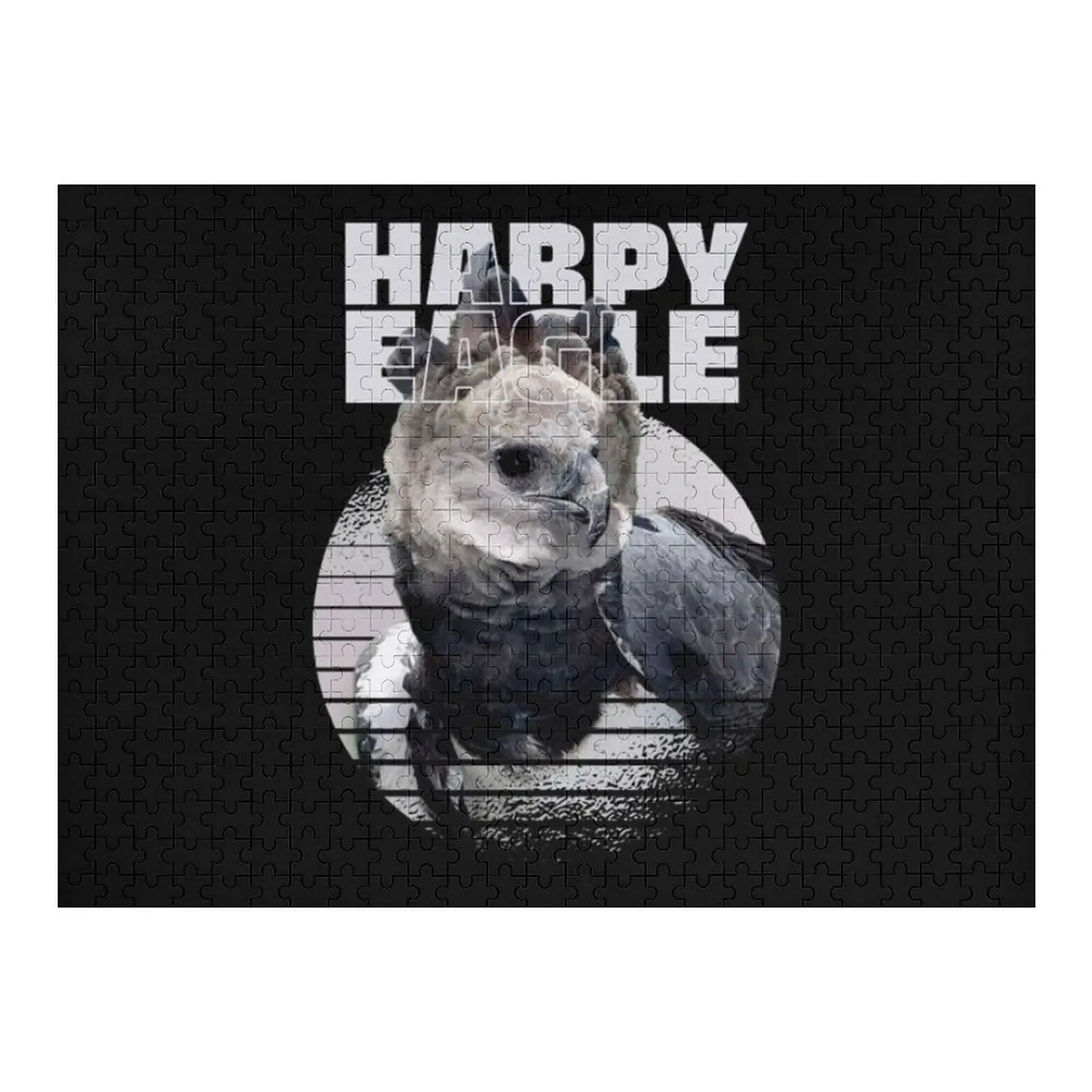 

Harpy Eagle bird Jigsaw Puzzle Photo Custom Name Wood Picture Puzzle