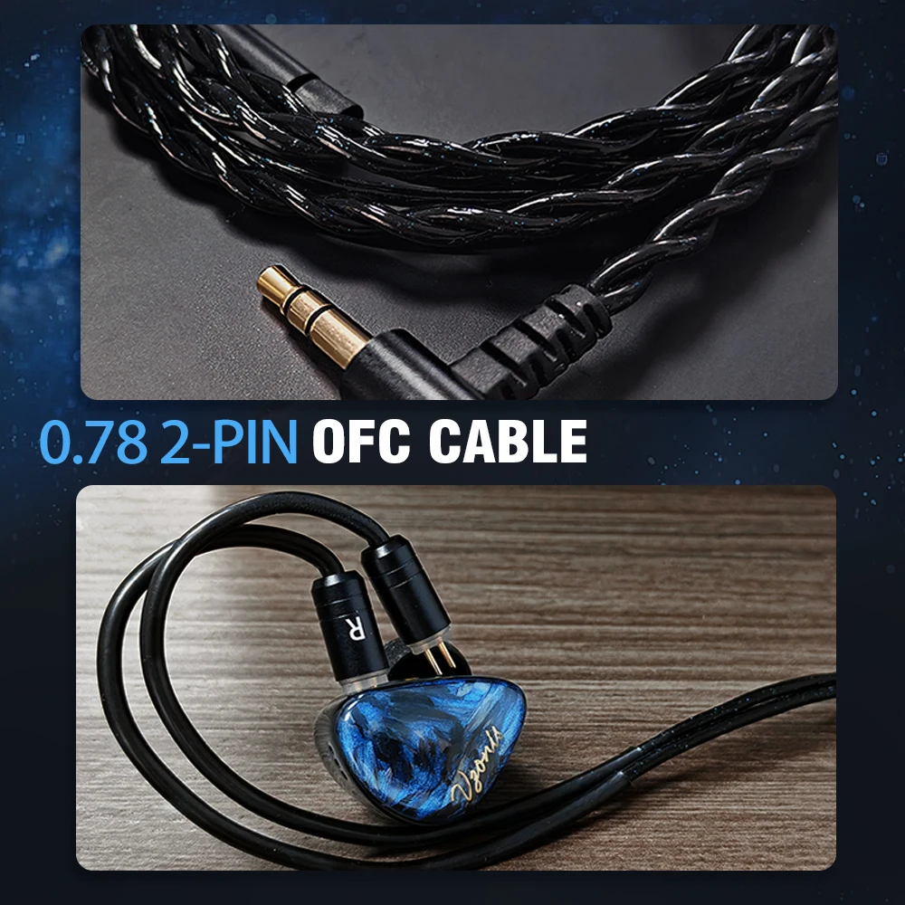 سماعات أذن داخلية Vzonis DDB-0 - مراجعة Planar Magnetic Iem Earphones وسعره