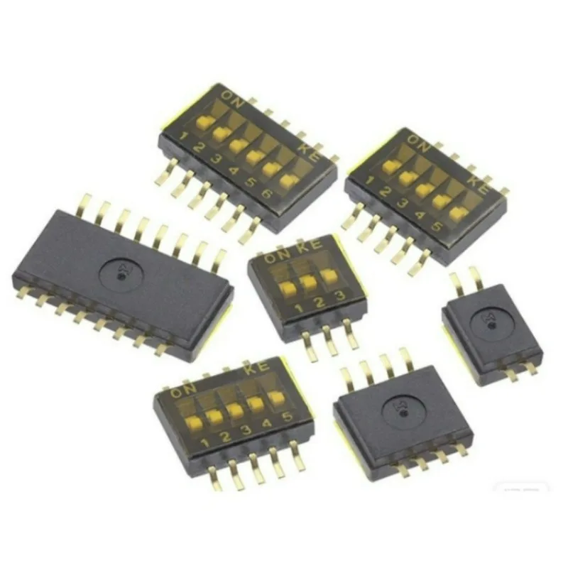 

50PCS DIP switch 1.27mm pitch 1P2P3P4P5P6P8P10P coding switch/code pulling switch