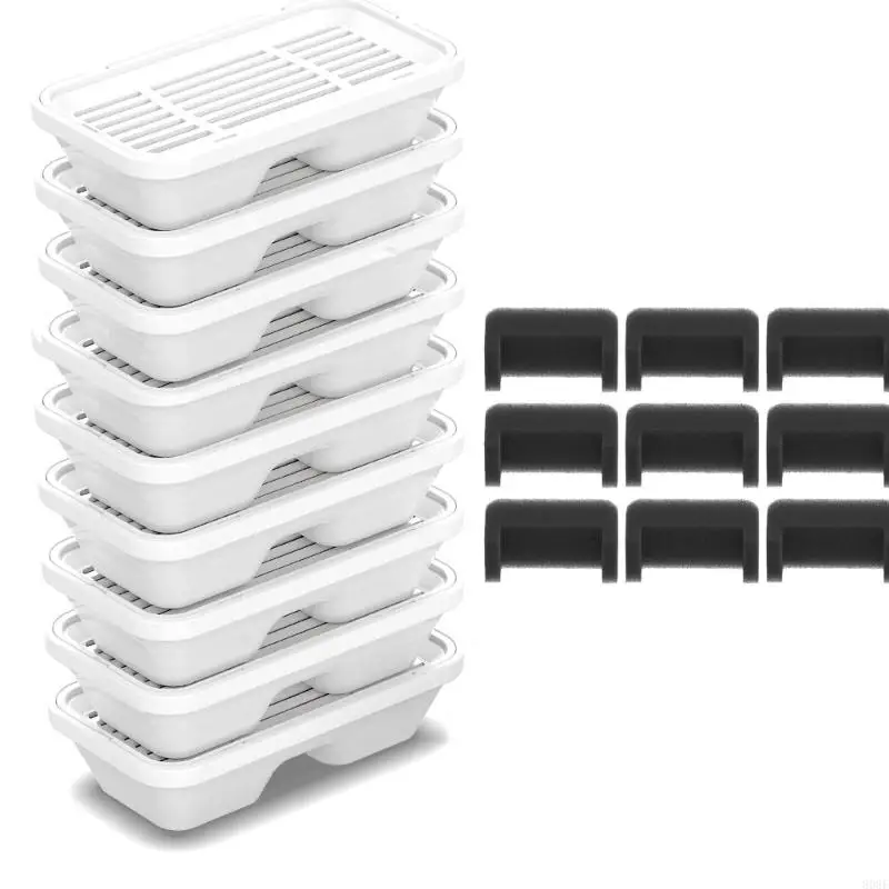 Filtro fuente mascotas 808F y esponjas establecidas para piezas reemplazo sabor agua mejoradas