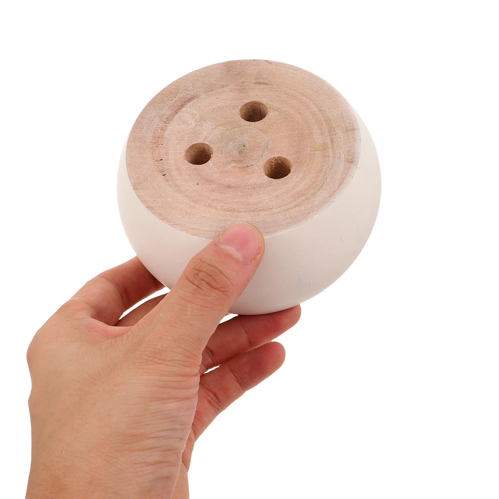 

6Pcs Solid Wood Sofa Legs Unpainted Round Furniture Replacement for Coffee Table Desk Bookcase Cabinet Round Sofa Legs