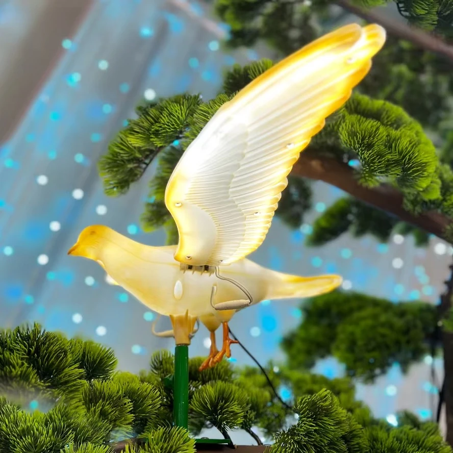 12V 75cm Light Emitting Diode Lift Supplier Lighting Dove Decorative Lighting Christmas Valentine's Day