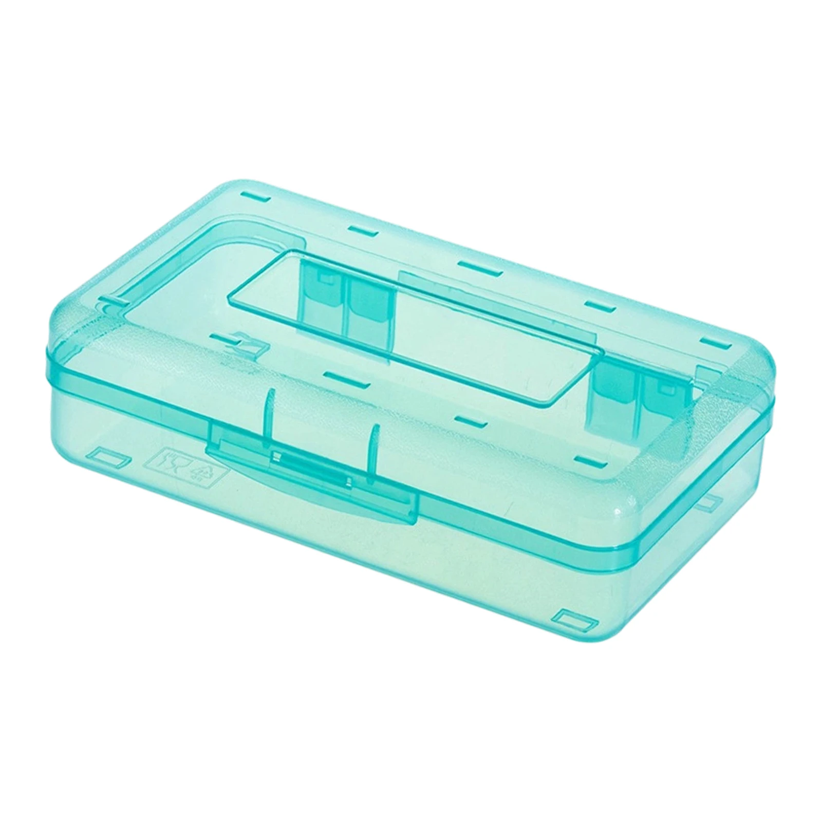 1Pcs Pencil Case Box Plastic Transparent Pencil Box Pouch Stationery School Pencil Case Multifunction Large Capacity Storage Box