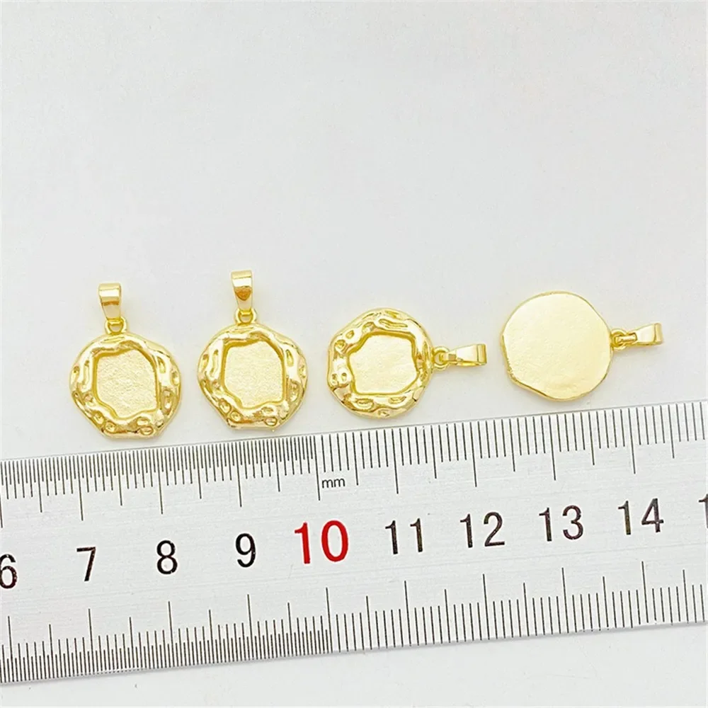

14K gold-plating Irregular Special-shaped Pendant Handmade DIY Bracelet Necklace Jewelry Material Accessories