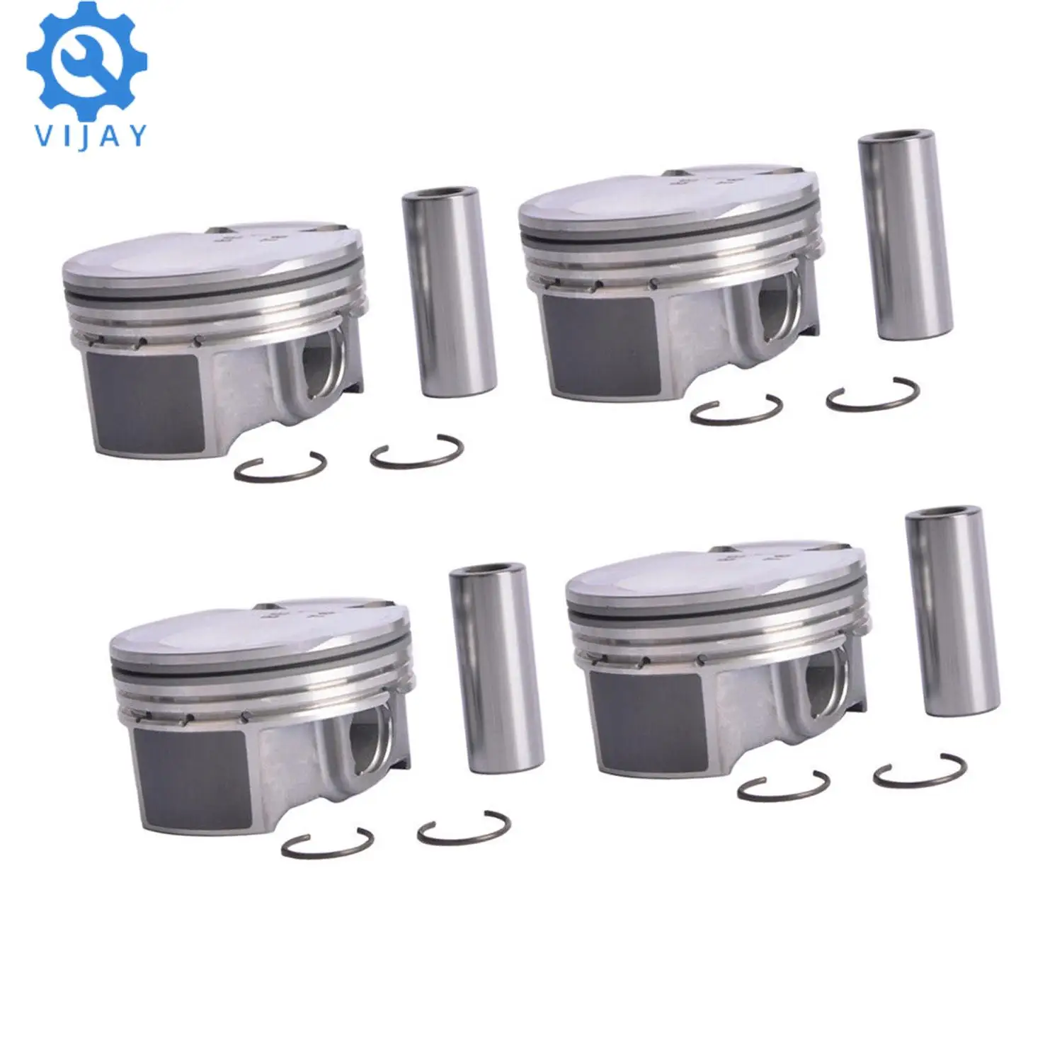 

4Pcs 23410-2G400 234102G400 Pistons & Pins for Hyundai Sonata Kia Optima 2011-2013 2.0L TURBO With 3 month warranty