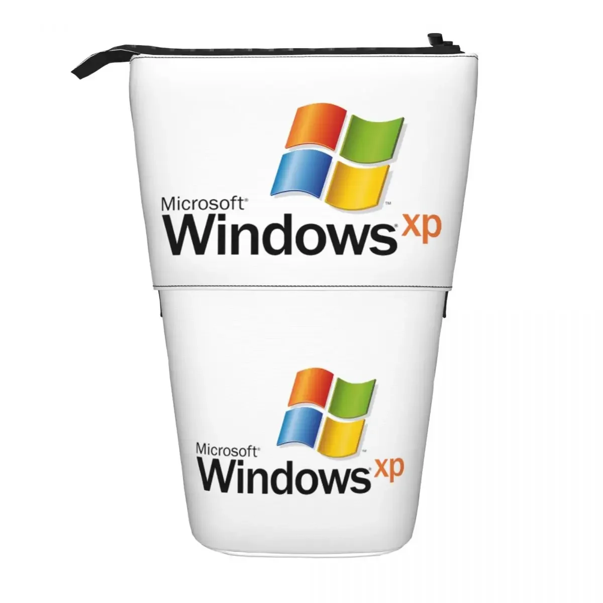 Estuche para lápices reversible con diseño de Windows Xp, bolsa para lápices, suministros de papelería, caja para bolígrafos de gran capacidad, bolsa para lápices para niños, regalos