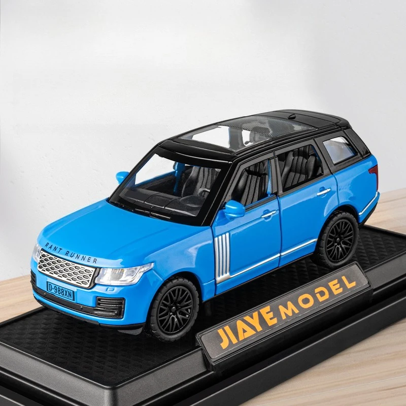 

1:36 Land Rover Range Rover Model Toy Alloy Simulation Sound Light Pull Back Supercar Toys Vehicle For Gift