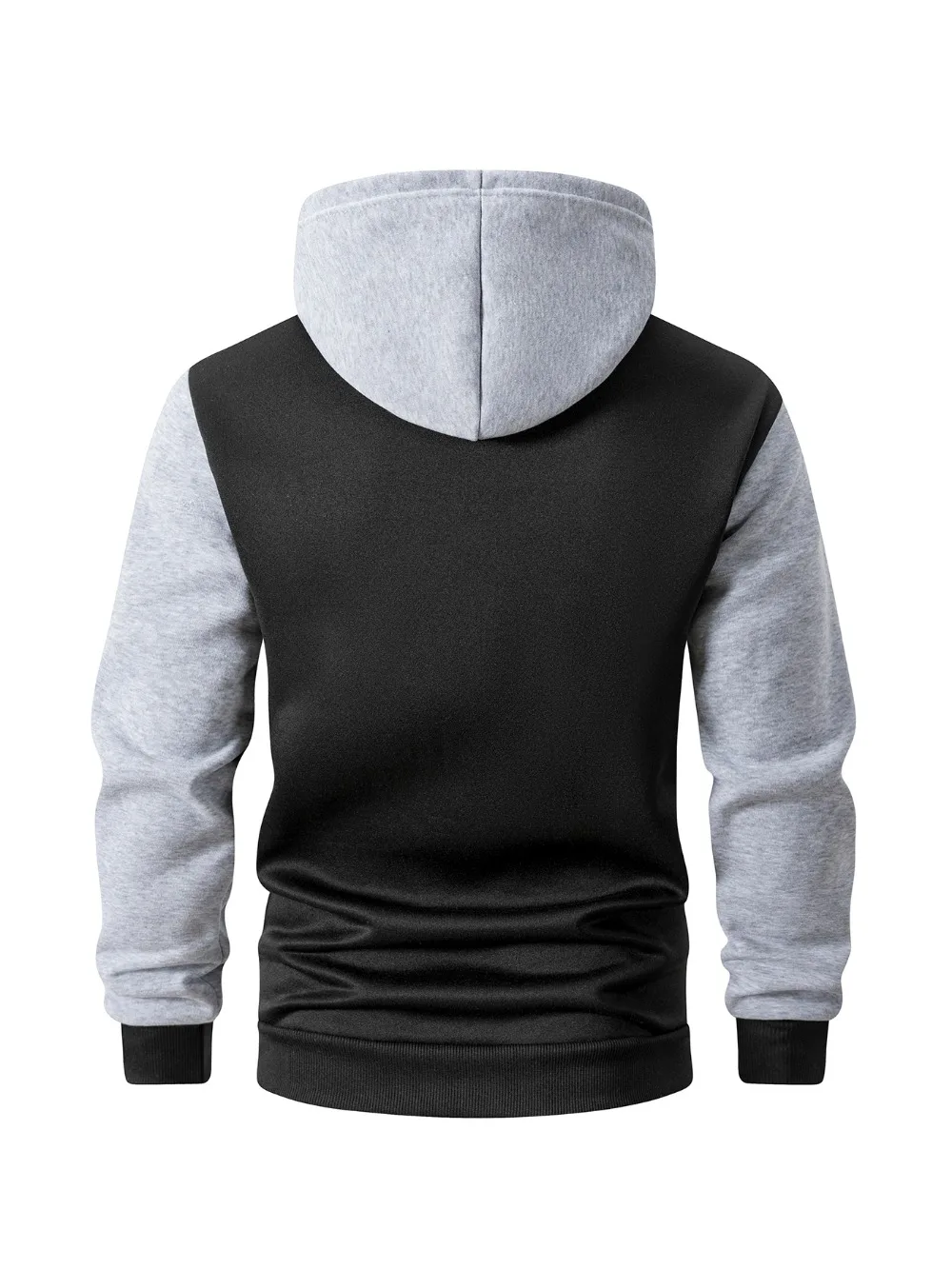 Herbst Zipper Verschluss Hoodies Langarm Jacke männer Sport Casual Mit Kapuze Sweatshirt Multi Taschen Outdoor Jogging Kleidung – Detail 8