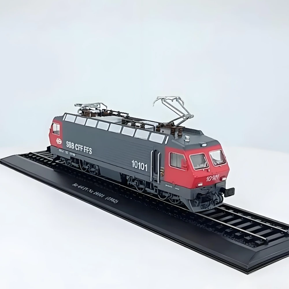 

HO Type 1/87 Train Model Vintage Retro Locomotive Re 4/4 IV Nr.10101 Static Simulation Model Desktop Ornament Boys Toy Gift