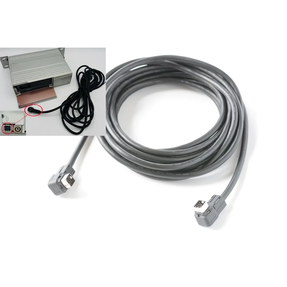 Jack Car Radio Cable 500CM 13-pin Connector 13-pin Square Interface Extended Installation Reach Fits Disc Changers