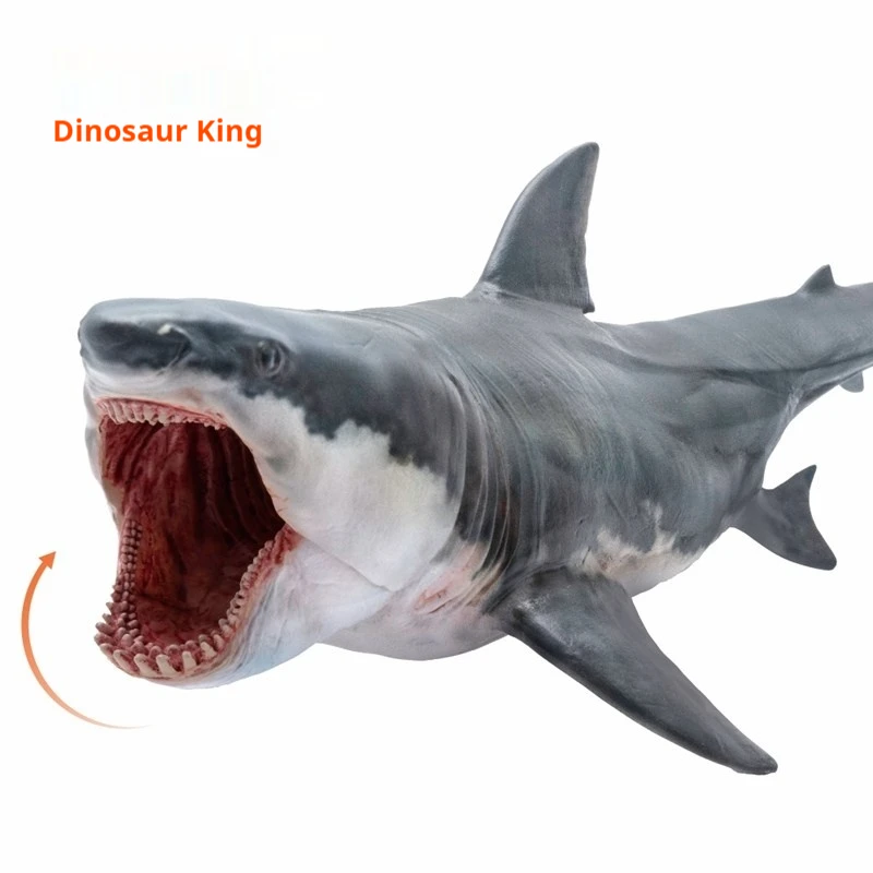 

Hot Genuine Action Figures Growth Companion Static Animal Model 15 Megalodon Patton Ornament Decorative Toy Gift Boys And Girls