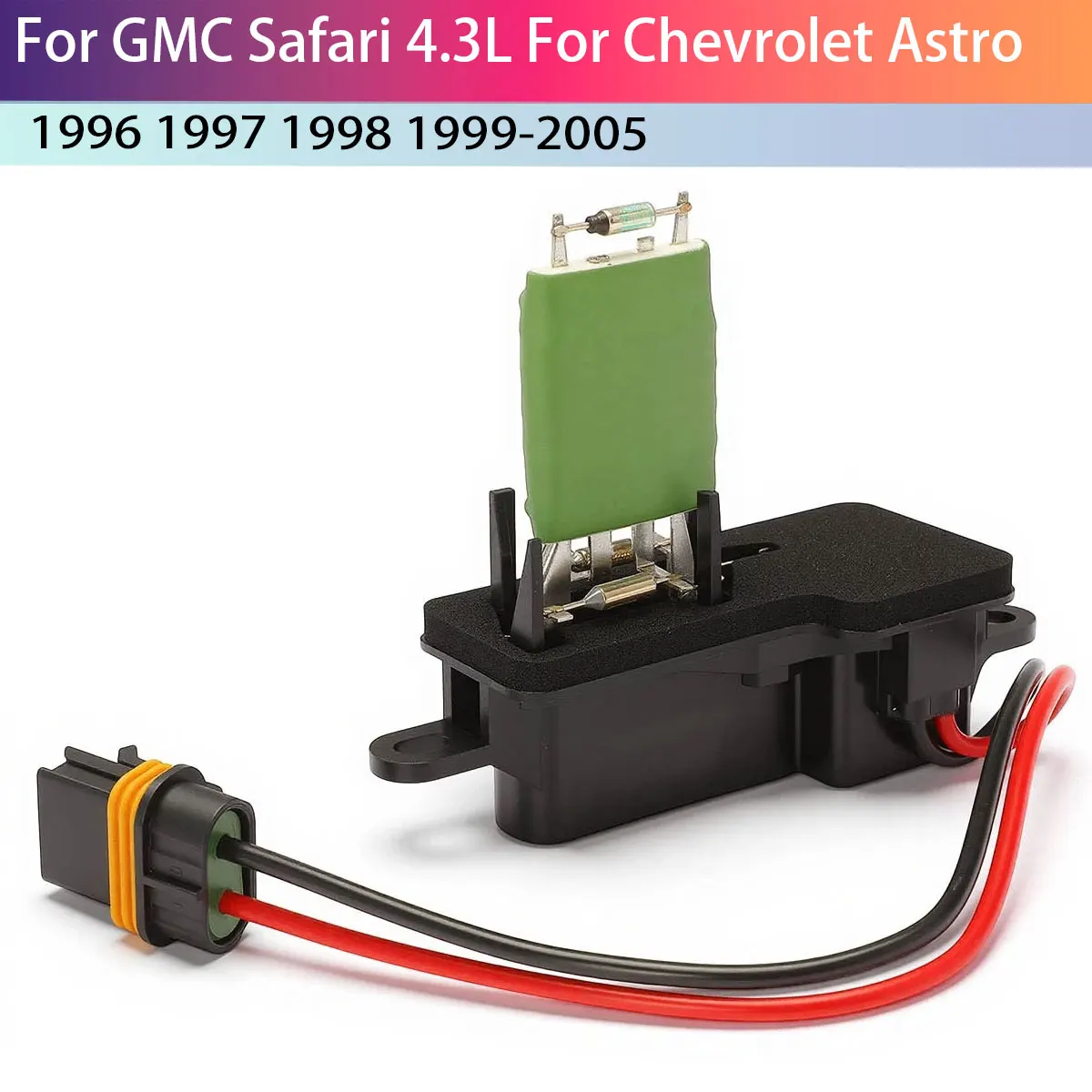 Resistencia del Motor del Ventilador de Calefacción y Aire Acondicionado para Chevrolet Astro GMC Safari 1996 1997-2005 CDL-17003A-1