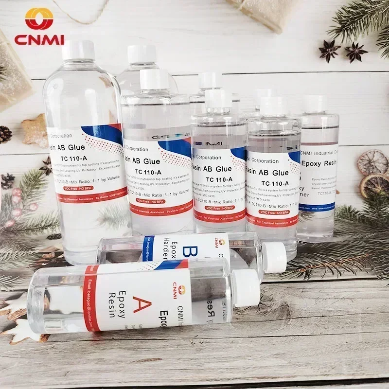 Imagem -04 - Cnmi-ab Kit de Resina Epóxi para a Ilha de Cozinha Revestimento de Superfície Crystal Clear Alto Brilho Mica Pigmento Corante Faça Você Mesmo Mesa