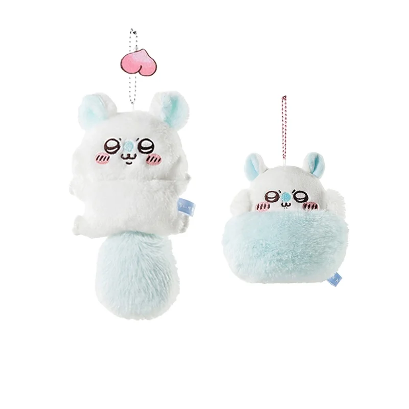 

Miniso Daily Single Chiikawa Peach Heart Flying Mouse Doll Momoka Plush Doll Hanging Decoration Cute Girls Holiday Gifts