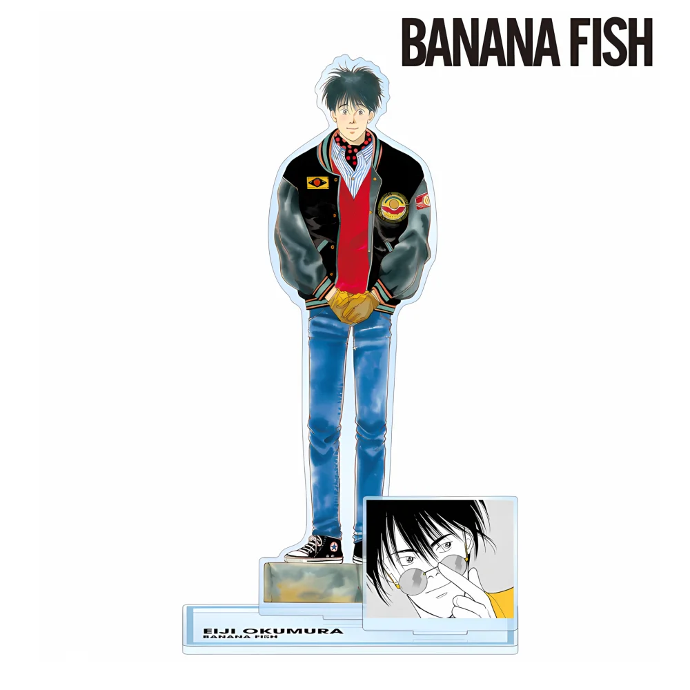 2026 New Anime Banana Fish Acrylic Stand Keychain Ash Lynx Okumura Eiji Cartoon Figure Desktop Decor Kawaii Fans Gift Merc view 4