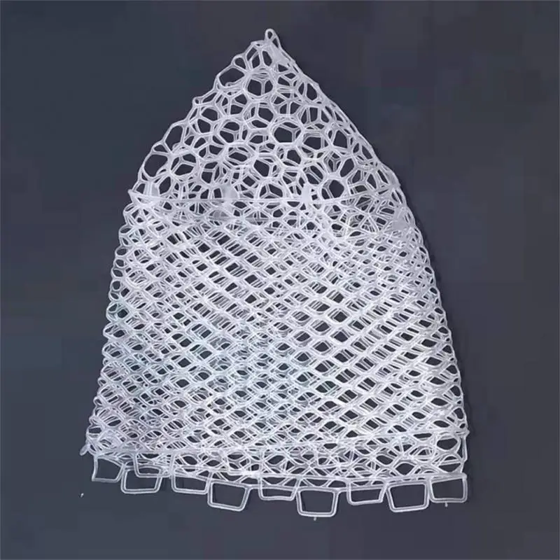 

Rubber Dip Net Head Depth 32/40/55cm Hand Net Fishing Nets Mesh Fish Catch Network Trap Replacement Fishing Accessories