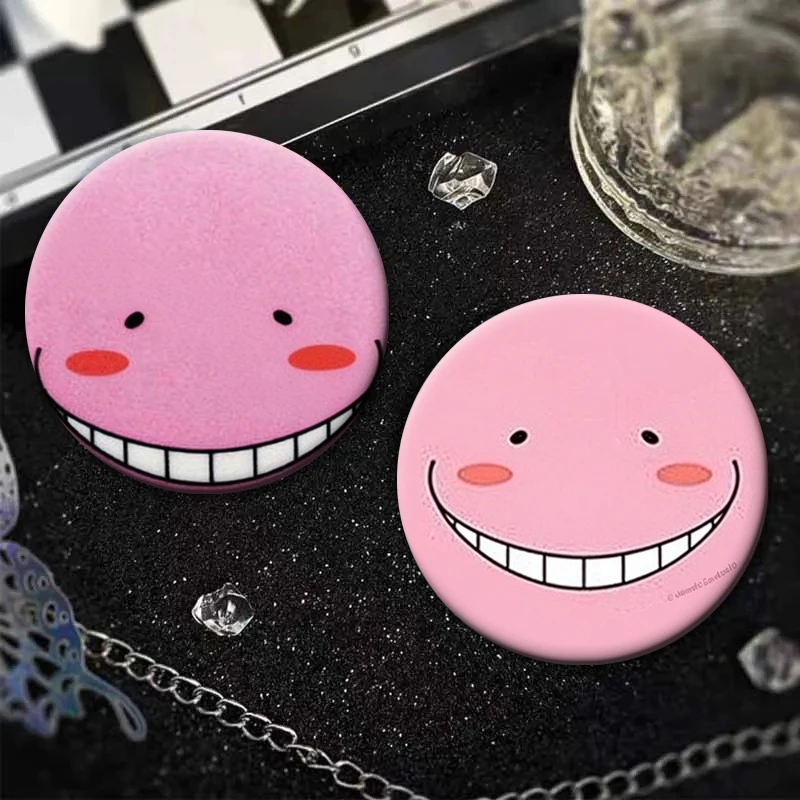 Creative Funny Koro Sensei Face Meme Button Pins Karma Akabane Nagisa Shiota Can Badges Round Brooch for Bag Clothes Accessories