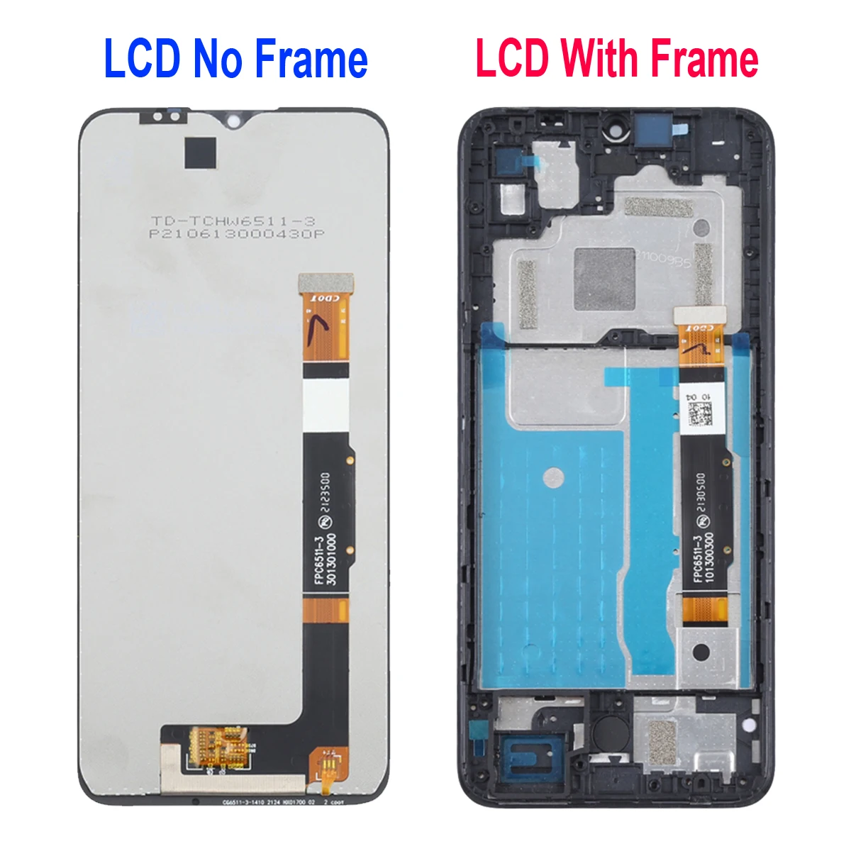 Original 6.52'' For TCL 20 R 5G T767H LCD Display Touch Screen Digitizer Assembly For TCL20 R TCL 20R 5G LCD