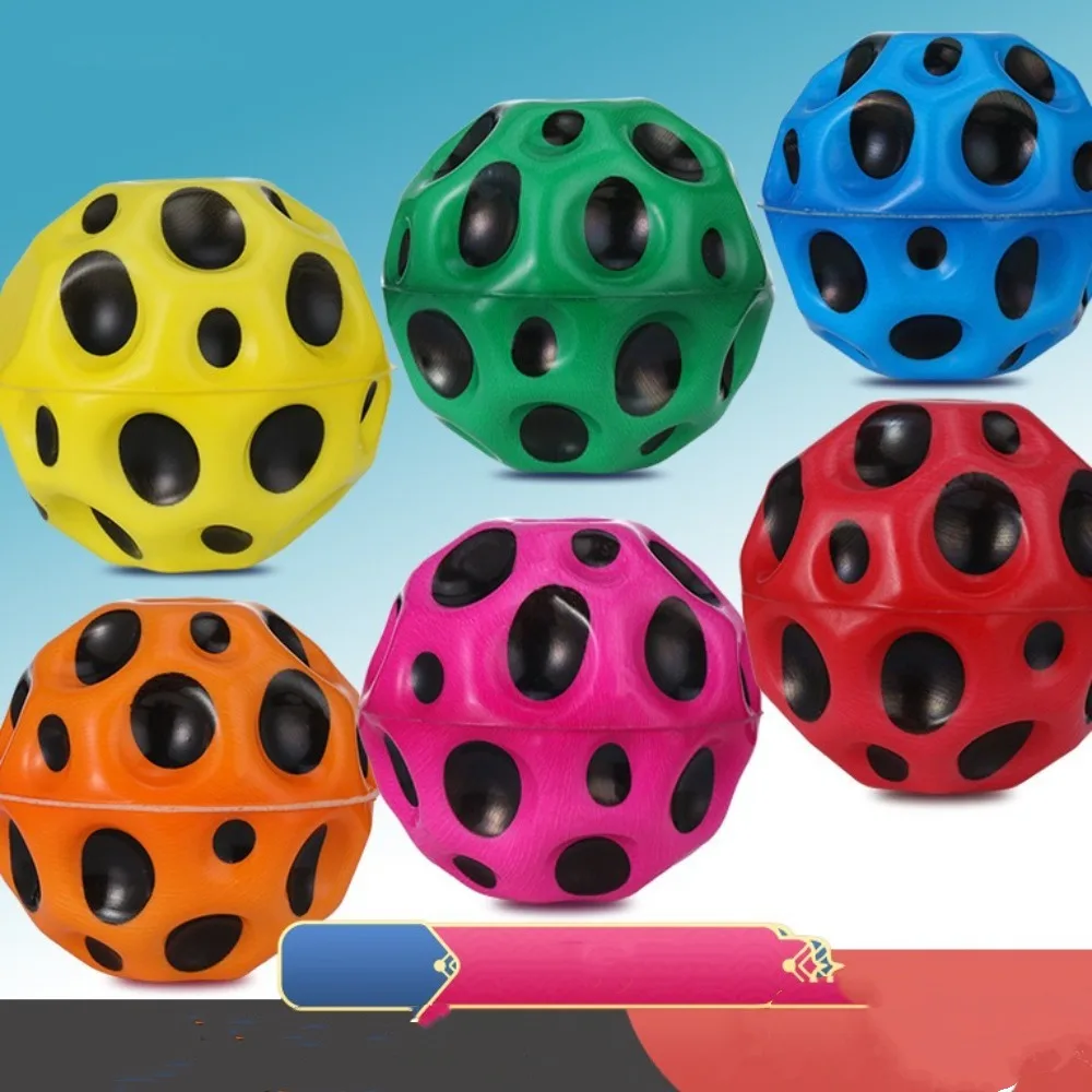 Jouets mentaires oriels rebondissants pour enfants, boule à trous, entraînement sportif, jeux de plein air amusants