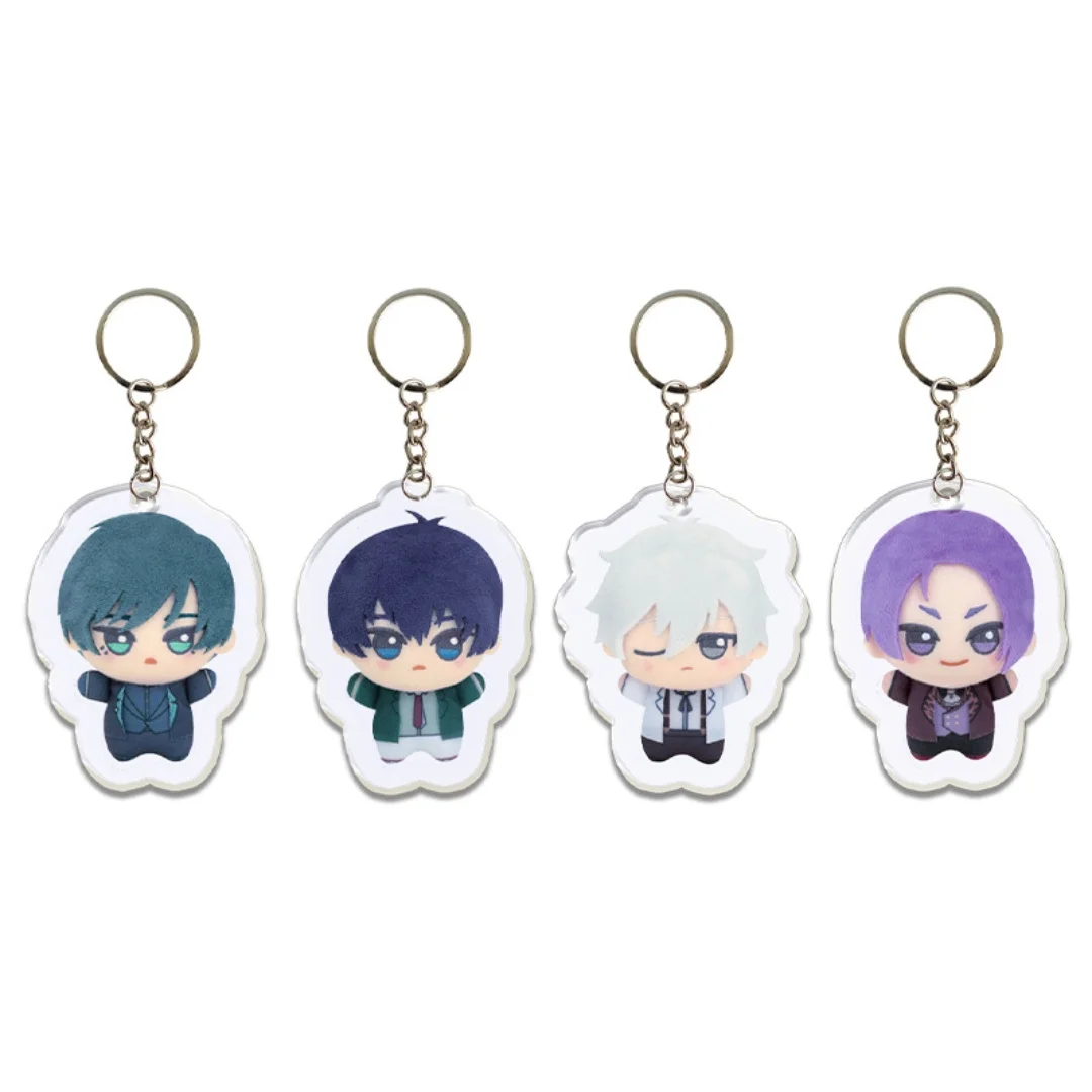 Anime BLUE LOCK Acrylic Keychain HD Figure Printing Backpack Pendent Hyoma Chigiri Meguru Bachira Isagi Yoichi Fans Collections