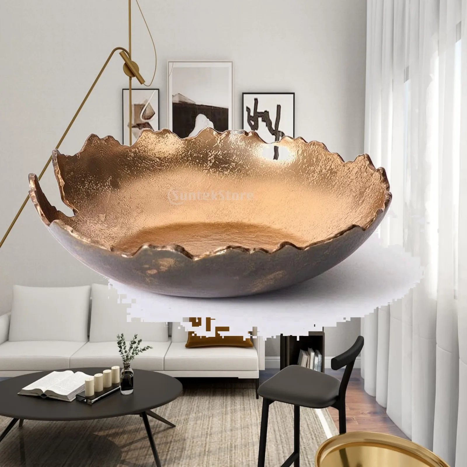 ciotola-rustica-in-alluminio-con-finitura-ossidata-oro-scuro-per-decorazione-centrotavola-mensole-e-ingresso
