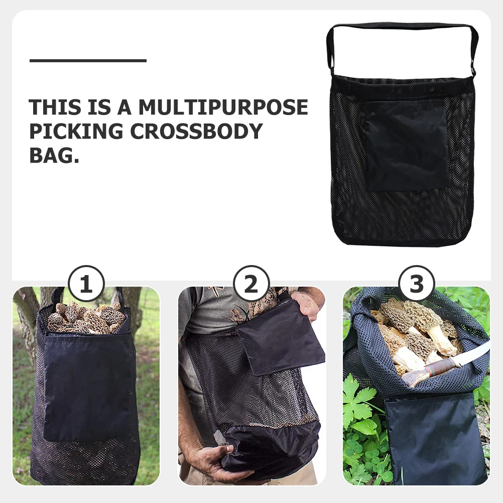 

Multi-Function Crossbody Foraging Bag Premium Material Wear-Resistant Outdoor Camping Garden Accessories Large Capacity Portable