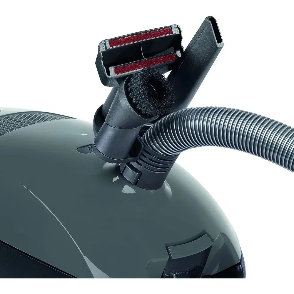 Hot SalesPure Suction Bagged Canister Vacuum, Graphite Grey - Portable, Household