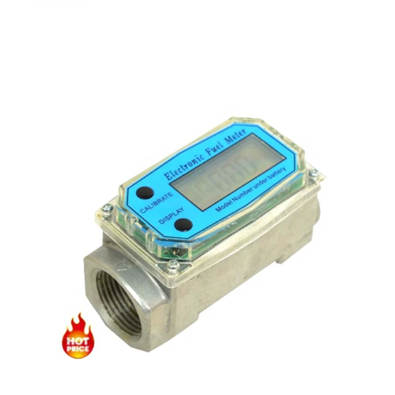 Factory Promotions Aviation Plug Turbine Flow Meter Fuel Measuring Instrument Oil Liquid